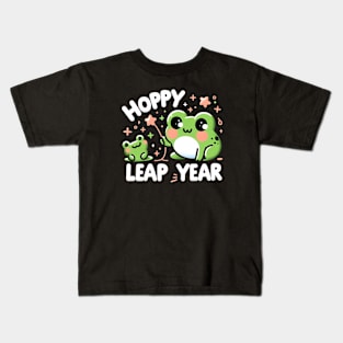 Hoppy Leap Year - Frog Kids T-Shirt